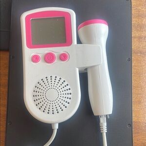 White and Pink Fetal Doppler